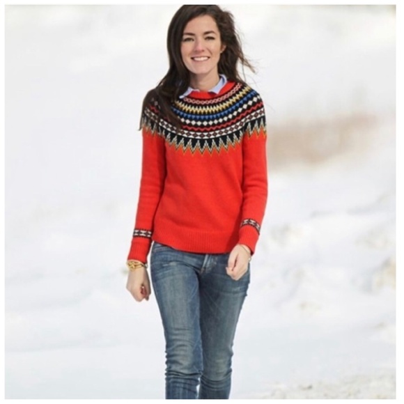 J Crew Fair Isle Sweater - Picture 1 of 3
